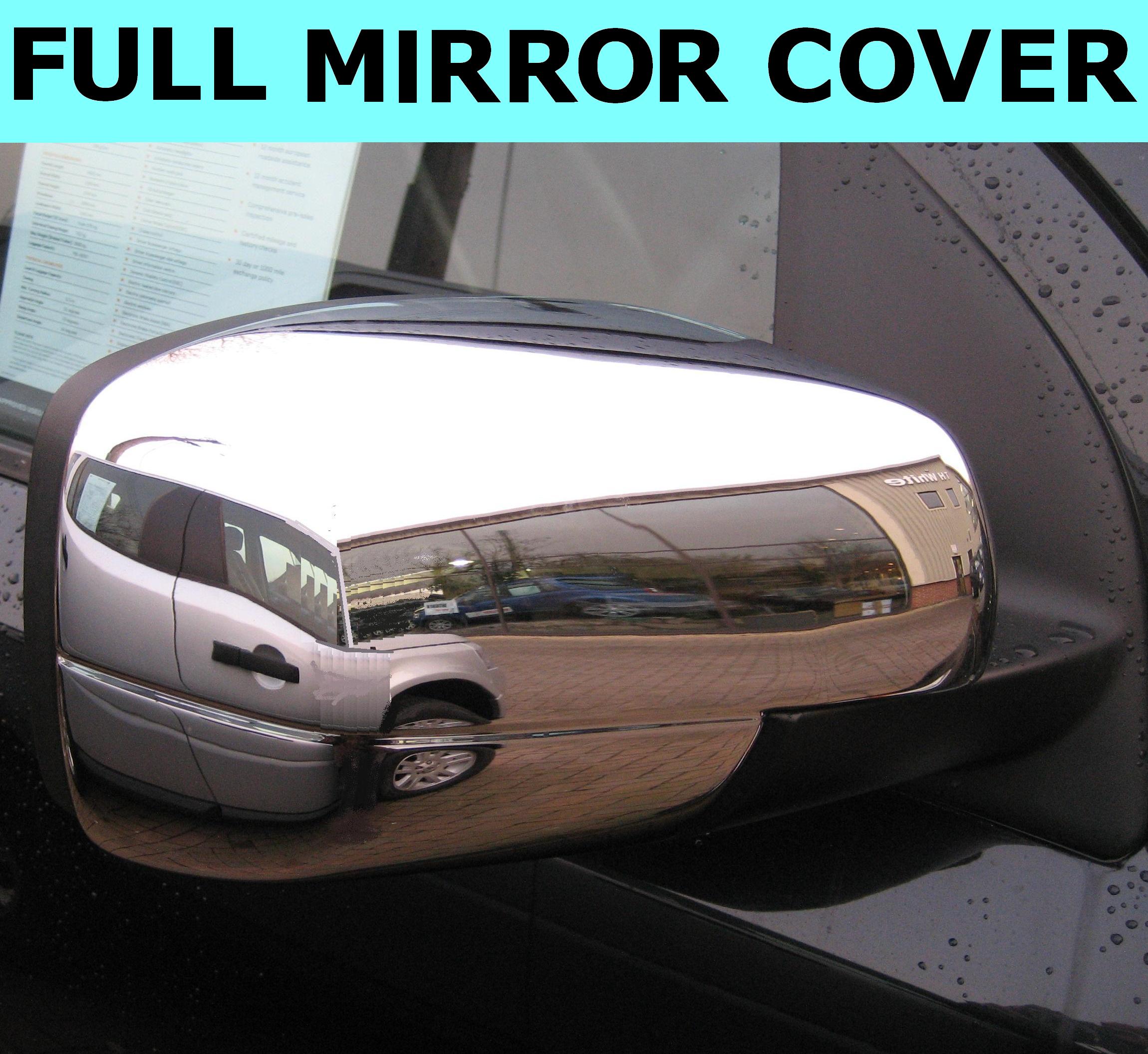 Chrome FULL door wing MIRROR COVERS for Land Rover Freelander 2 LR2